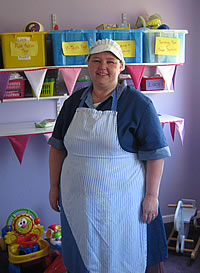 Jeanette Workman, the cook at Mother Goose Nursery